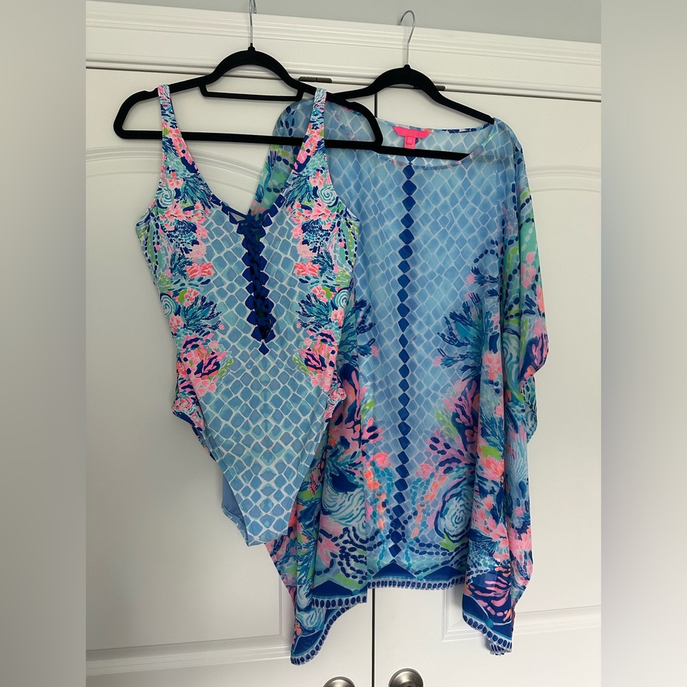 Lilly Pulitzer Multi Hidden Treasure Swimset